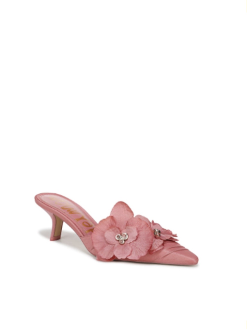 Sam Edelman Bella Pointed Toe Kitten Heel Pump - Picture 1 of 2